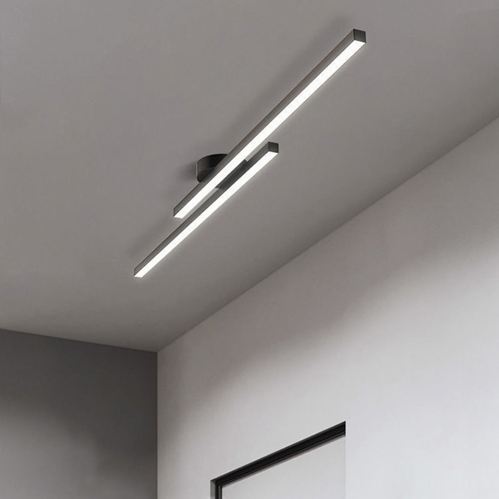 Flush Mount Ceiling Light Ultra Slim LED Linear Bedroom Ceiling Lights Only 4 cm Deep