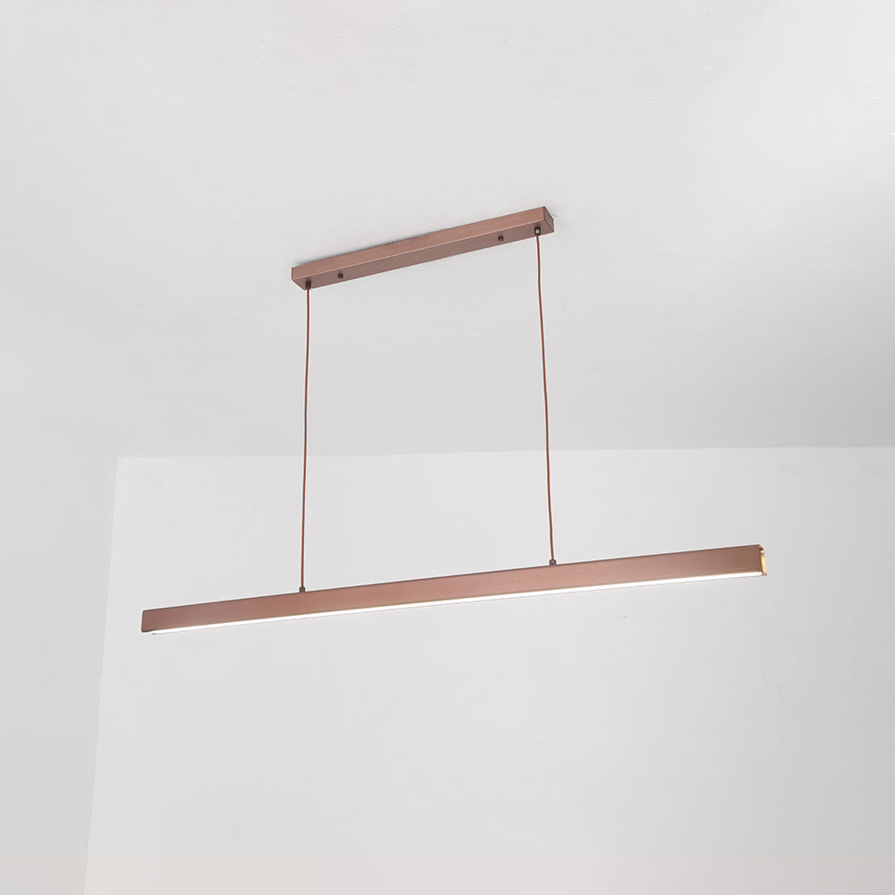 Pendant Light Linear LED Ceiling Light Metal Bar for Dining Rooms and Kitchen Islands
