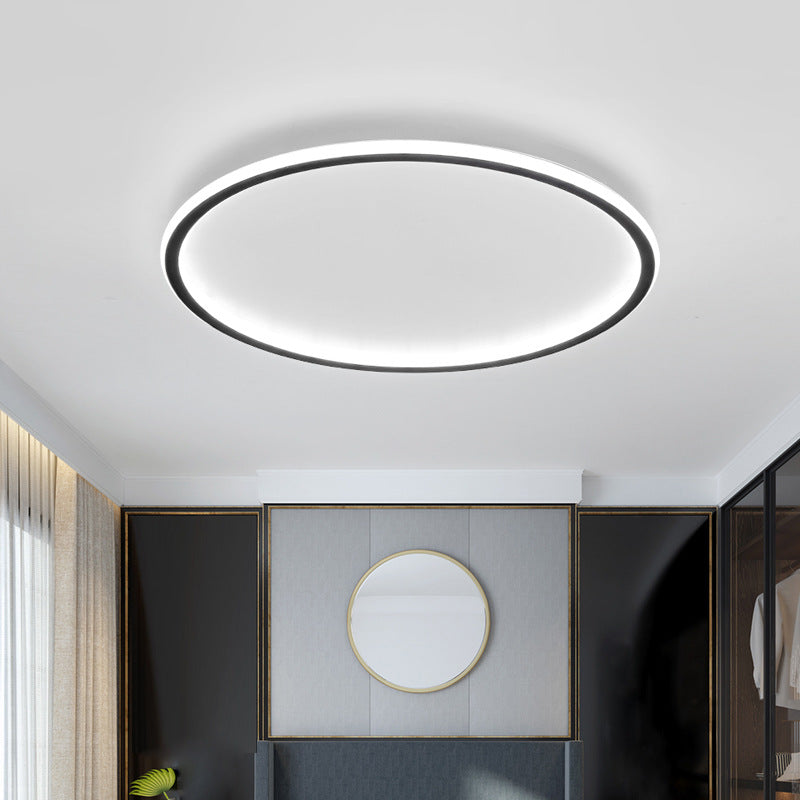 Scandinavian Ceiling Light Round LED Bedroom Ceiling Lights in Six Sizes up to 80 cm