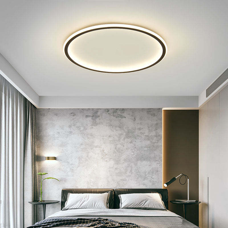 Scandinavian Ceiling Light Round LED Bedroom Ceiling Lights in Six Sizes up to 80 cm