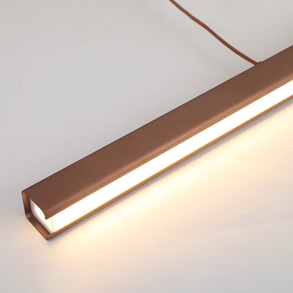 Pendant Light Linear LED Ceiling Light Metal Bar for Dining Rooms and Kitchen Islands