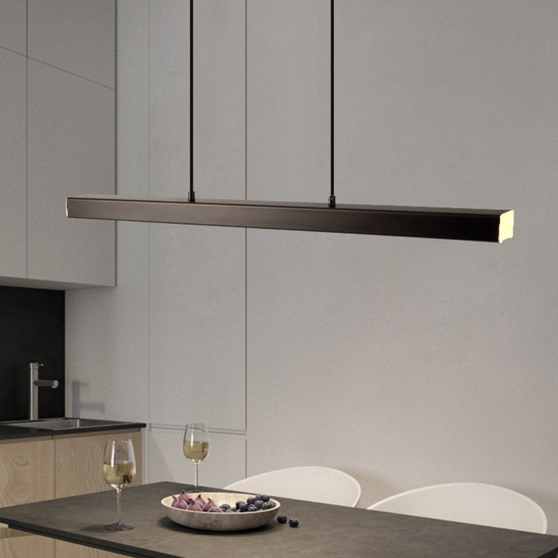 Pendant Light Linear LED Ceiling Light Metal Bar for Dining Rooms and Kitchen Islands