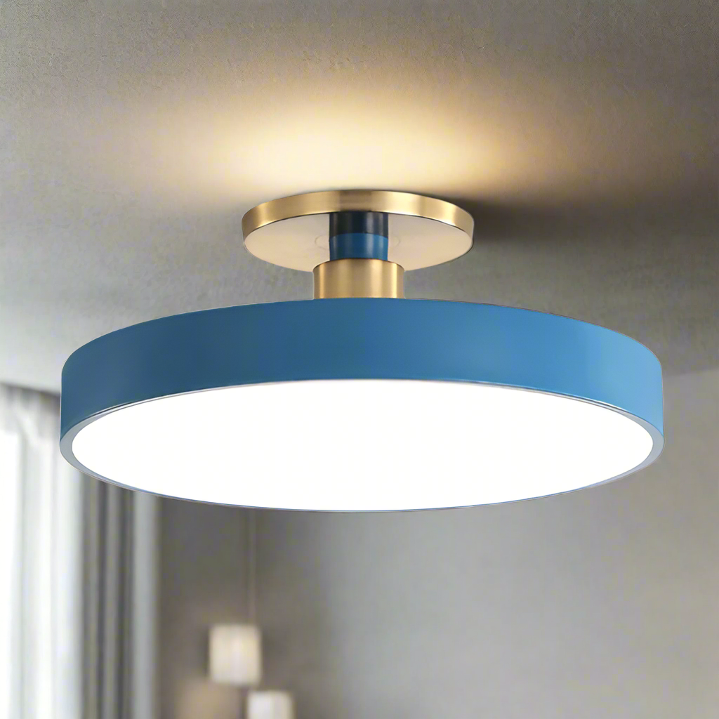 Round LED Ceiling Light Modern Minimalist Flush Mount Lighting with 2800 Lumens