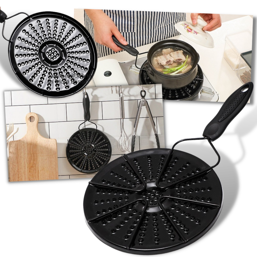Heat Diffuser Plate for Cooktop Even Cooking and Defrosting Without Power
