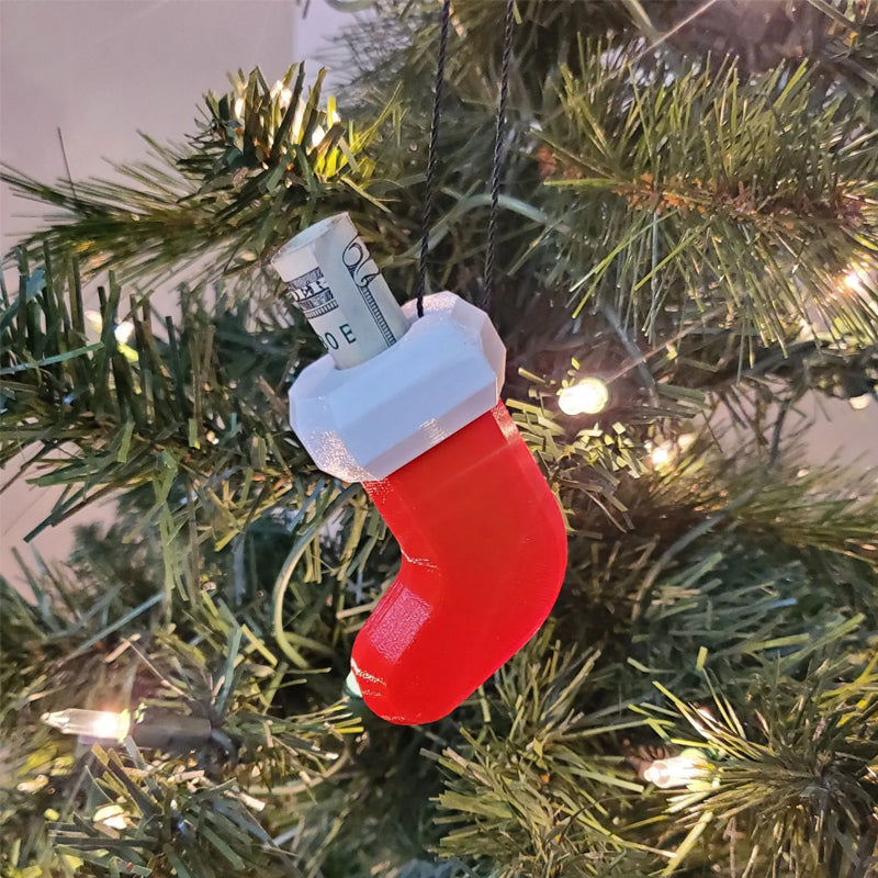 Christmas Decorations Money Holder Ornament in Four Novelty Shapes