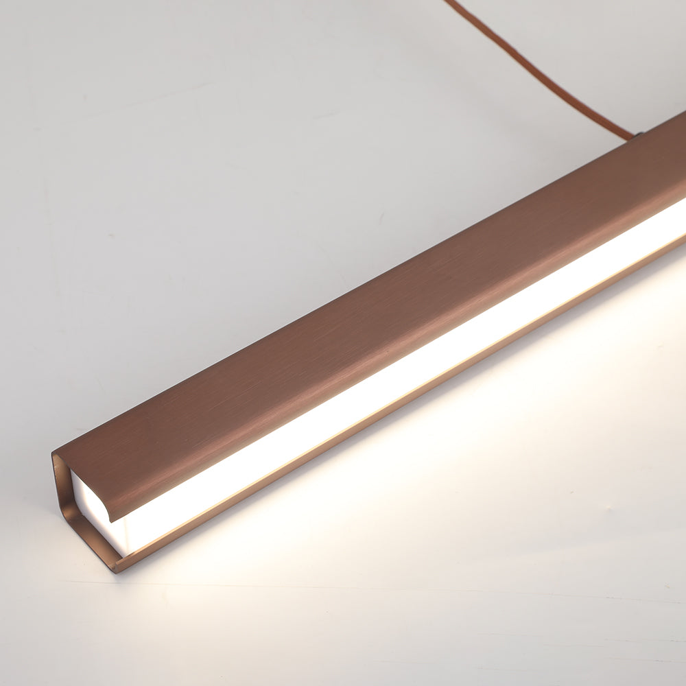 Pendant Light Linear LED Ceiling Light Metal Bar for Dining Rooms and Kitchen Islands
