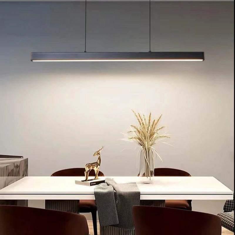 Pendant Light Linear LED Ceiling Light Metal Bar for Dining Rooms and Kitchen Islands
