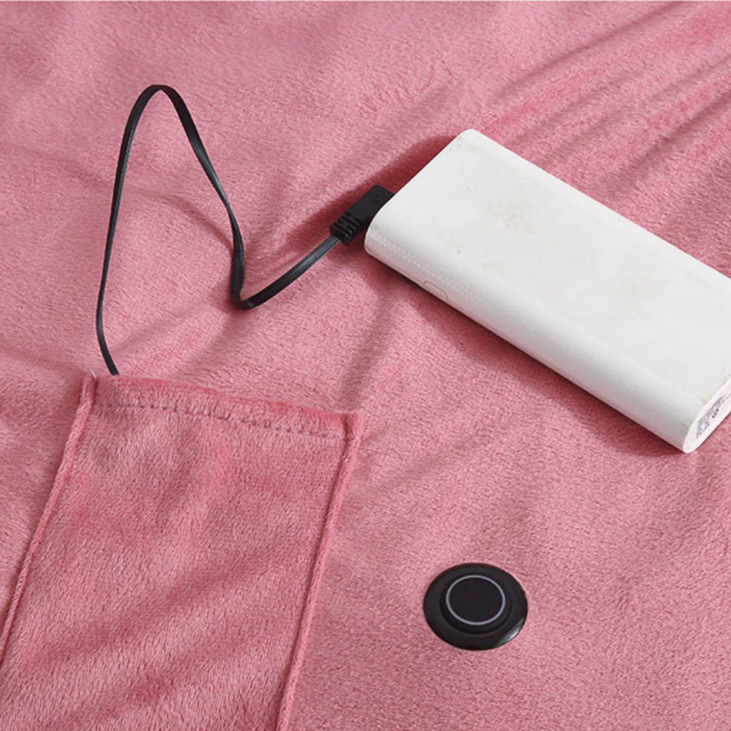 Heated Blanket USB Powered Portable for Sofa Office and Car in Two Sizes