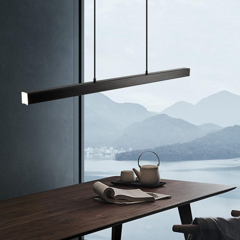 Pendant Light Linear LED Ceiling Light Metal Bar for Dining Rooms and Kitchen Islands