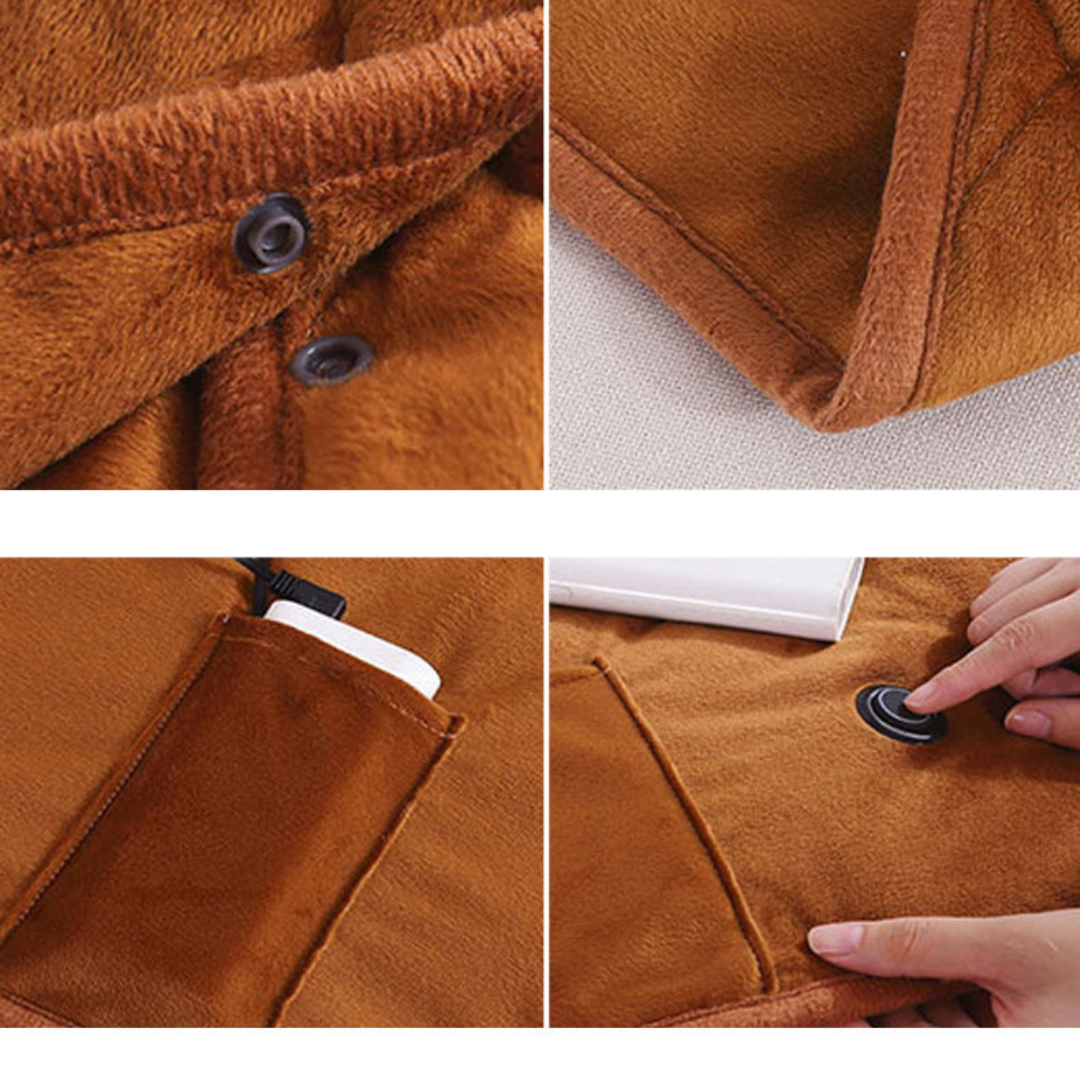 Heated Blanket USB Powered Portable for Sofa Office and Car in Two Sizes