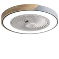 Bladeless Ceiling Fans with Lights LED Ceiling Light and Remote with Three Speeds