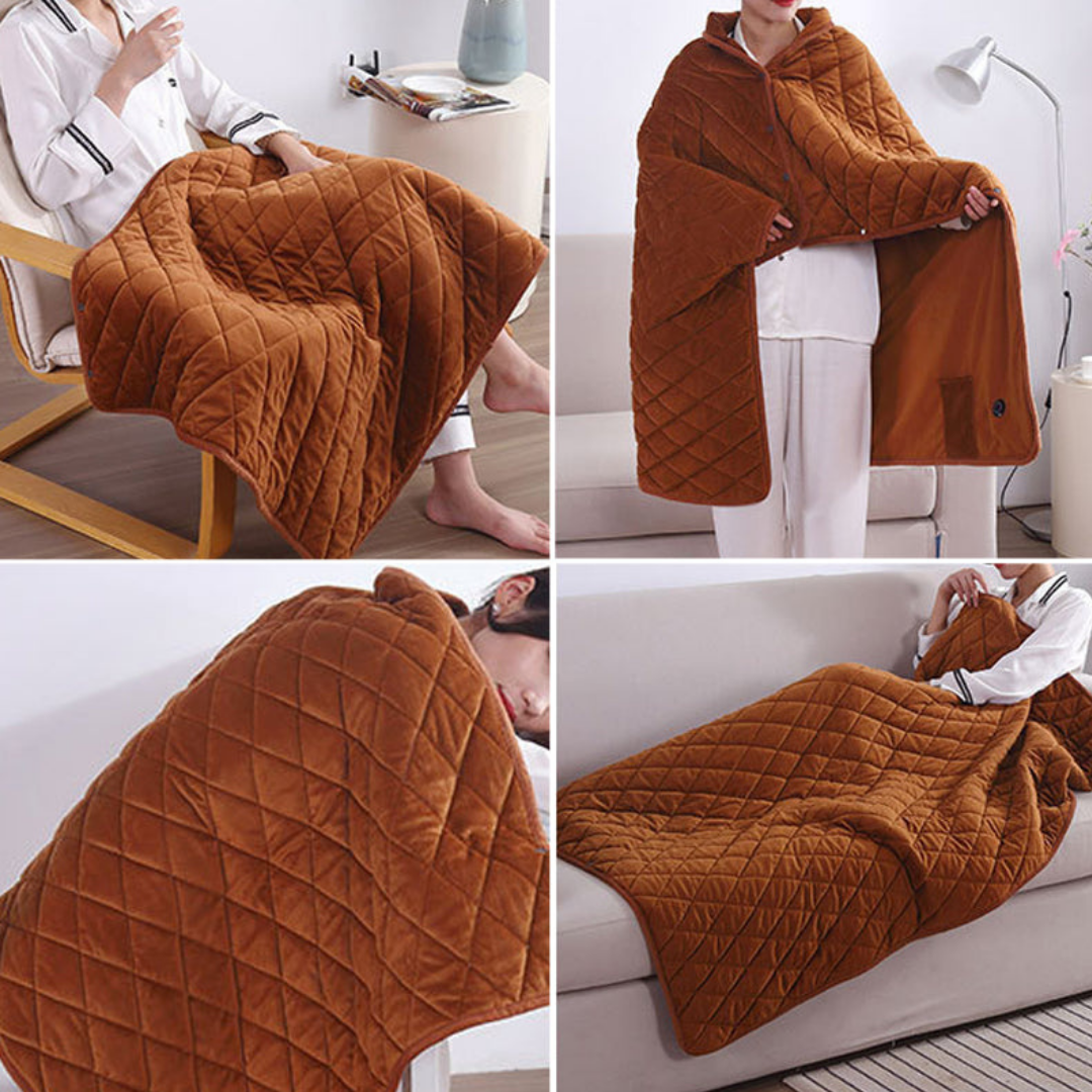 Heated Blanket USB Powered Portable for Sofa Office and Car in Two Sizes