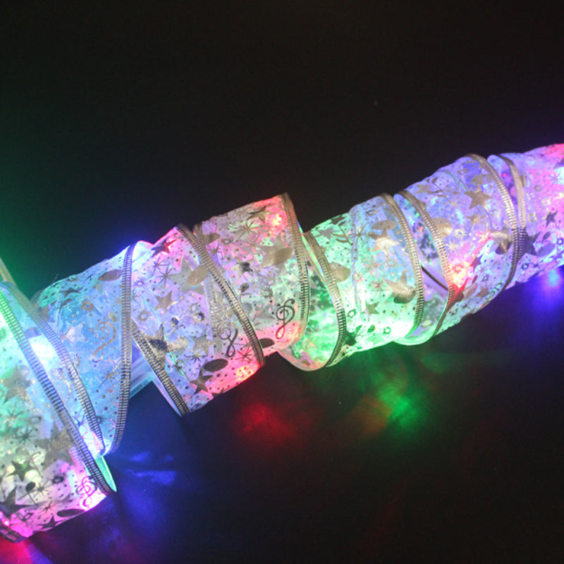 Christmas Lights Fairy Ribbon with 40 LEDs on Bendable Copper Wire