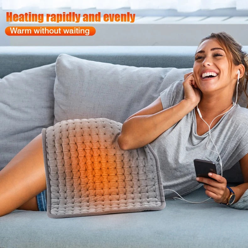 Heating Pad Electric with Six Settings Remote Control and Washable Cover