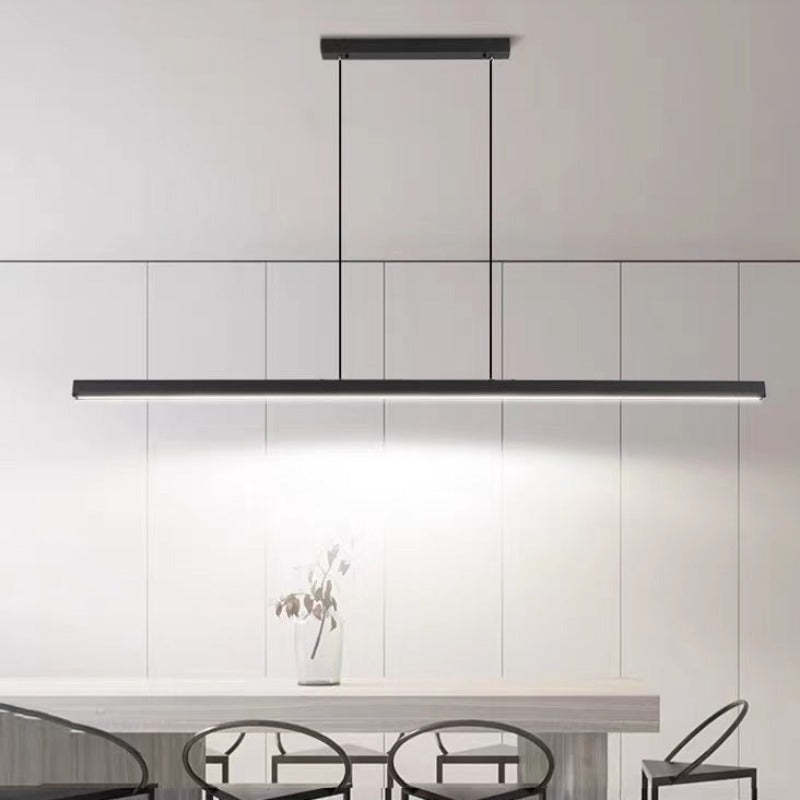 Pendant Light Linear LED Ceiling Light Metal Bar for Dining Rooms and Kitchen Islands