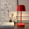Cordless Table Lamp Retro LED Rechargeable Mood Lamp with 12 Hours Run Time