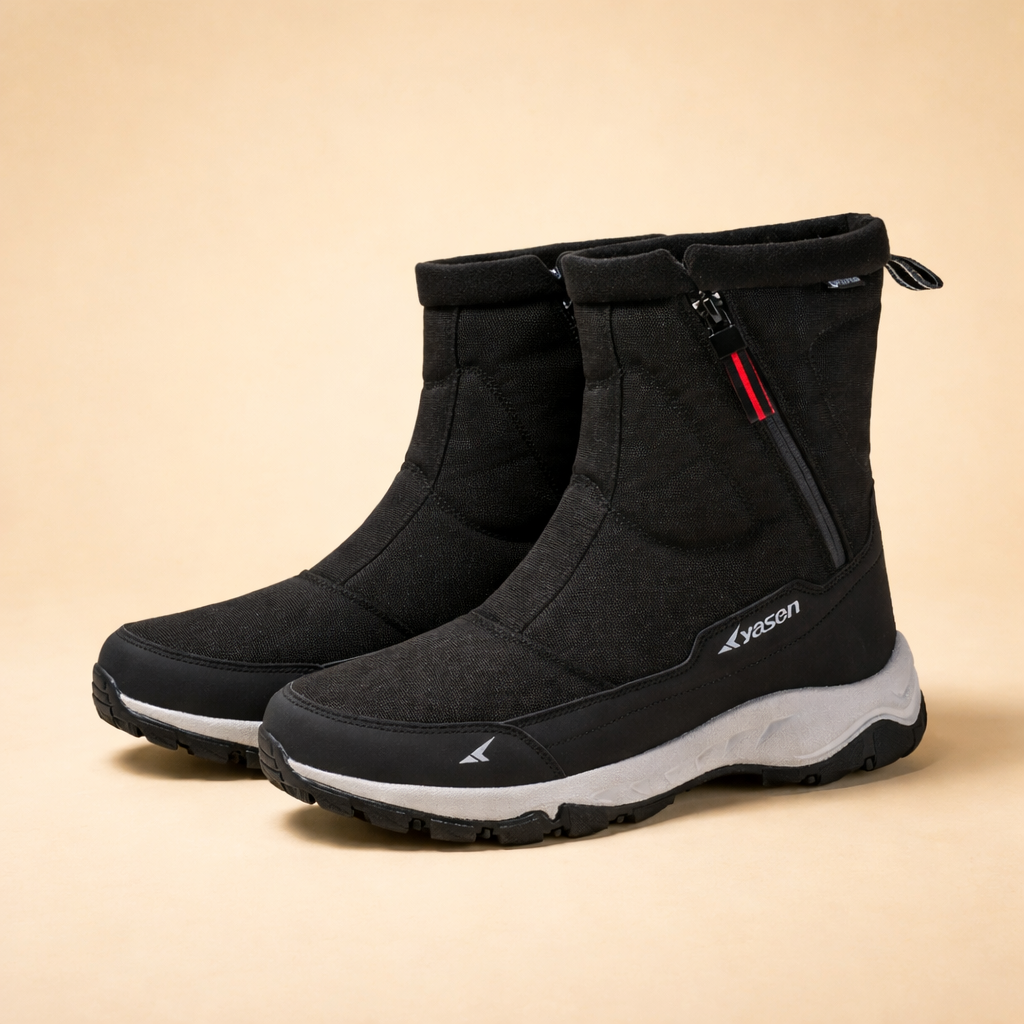 Snow Boots Womens Waterproof Winter Boots with Non Slip Rubber Sole and Side Zip