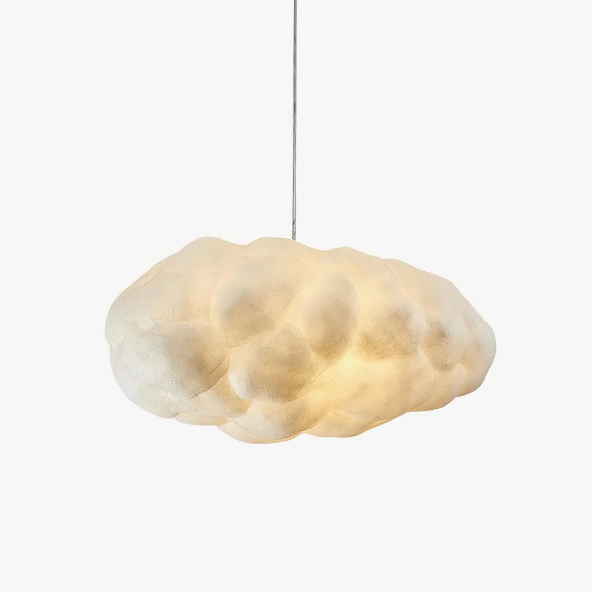 Pendant Light Cloud Shaped Hanging Lamp with E27 Base in Six Sizes from 30 to 80 cm