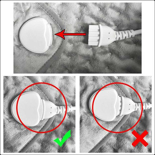Heating Pad Electric with Six Settings Remote Control and Washable Cover
