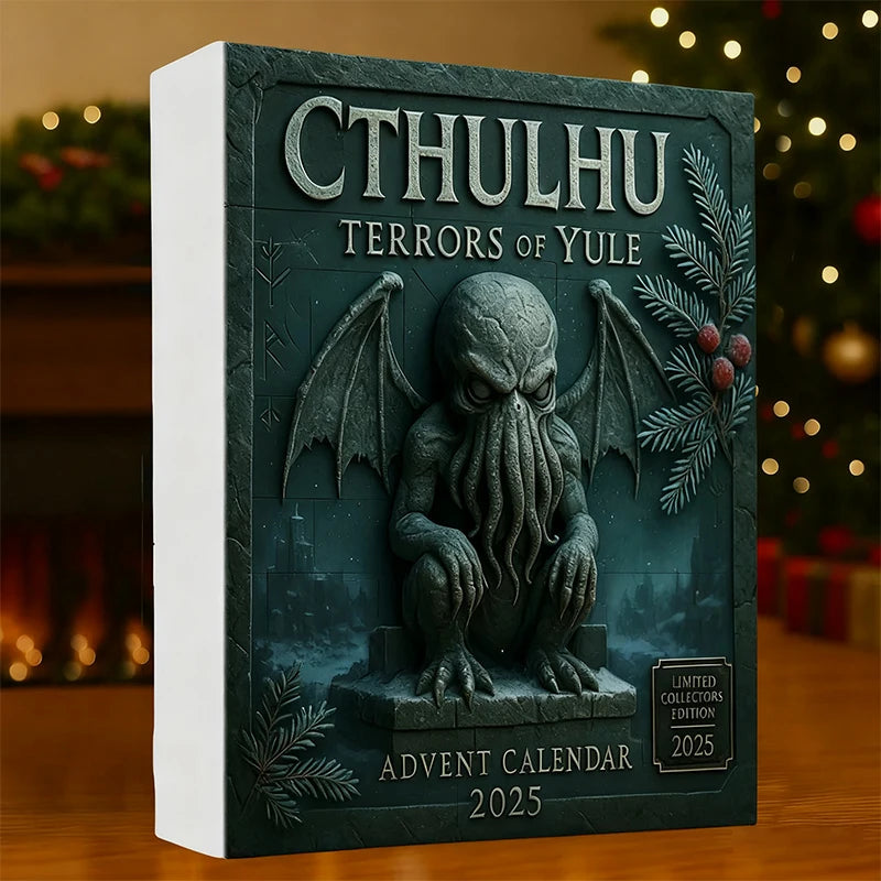 Advent Calendar Horror Themed with 24 Flat Acrylic Monster Ornaments