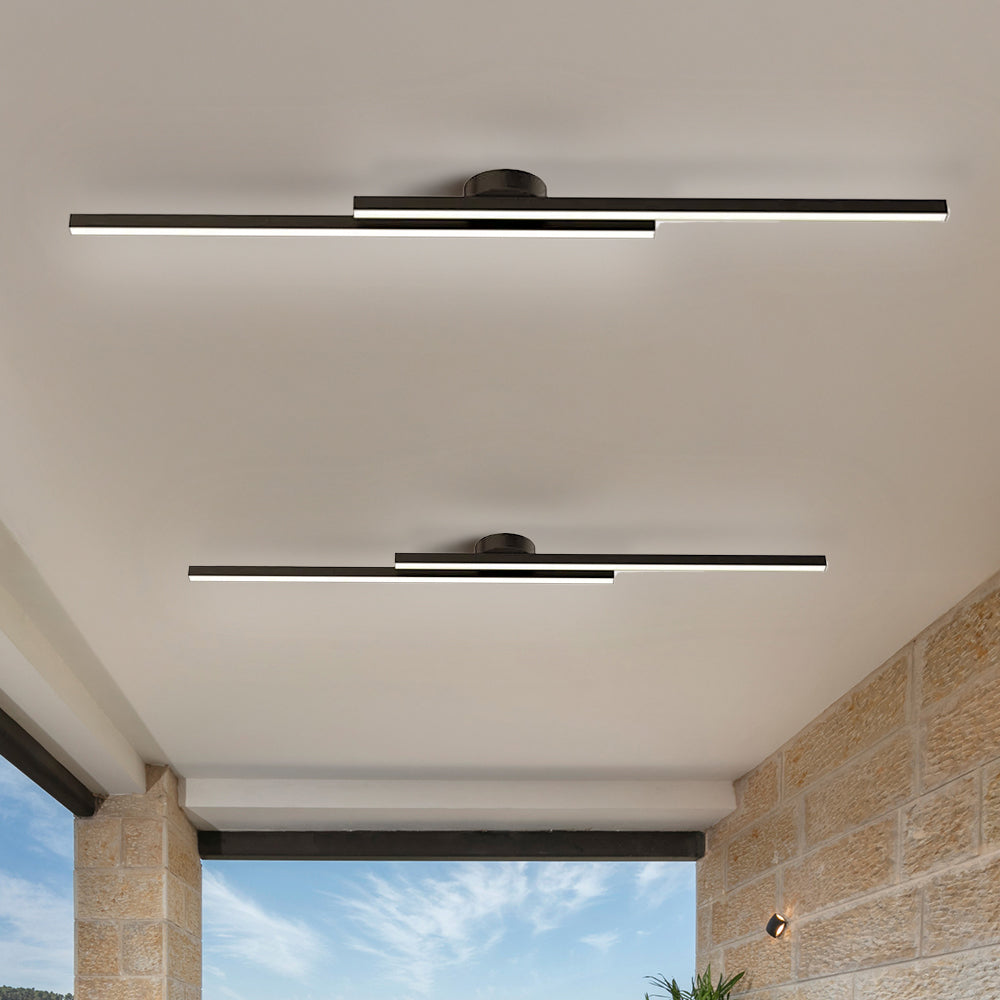 Flush Mount Ceiling Light Ultra Slim LED Linear Bedroom Ceiling Lights Only 4 cm Deep