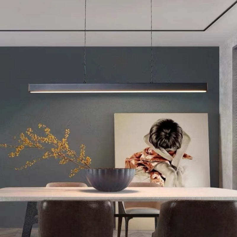 Pendant Light Linear LED Ceiling Light Metal Bar for Dining Rooms and Kitchen Islands