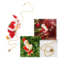 Christmas Decorations Climbing Santa Electric with Silent Rope Motor