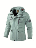 Waterproof Jacket Winter for Men with Insulated Lining and Adjustable Hood