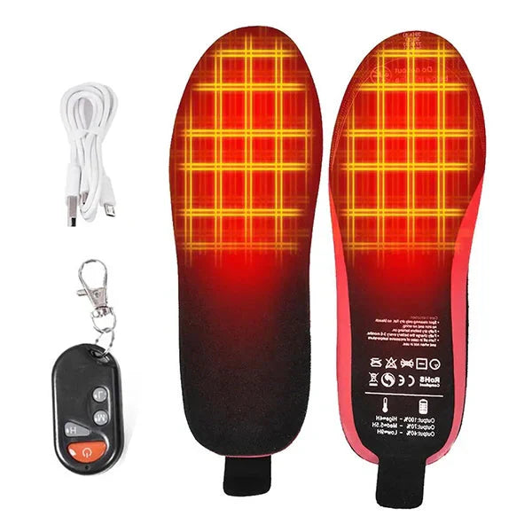 Heated Socks Alternative Insoles Remote Controlled 40 to 65 Degrees