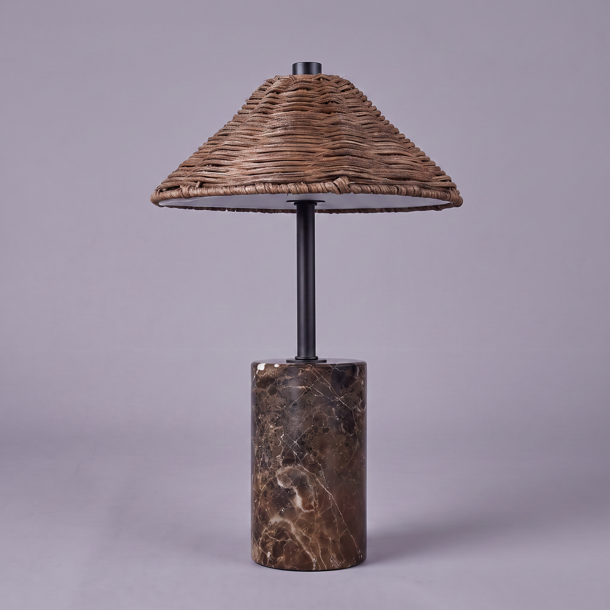 Straw Table Lamp