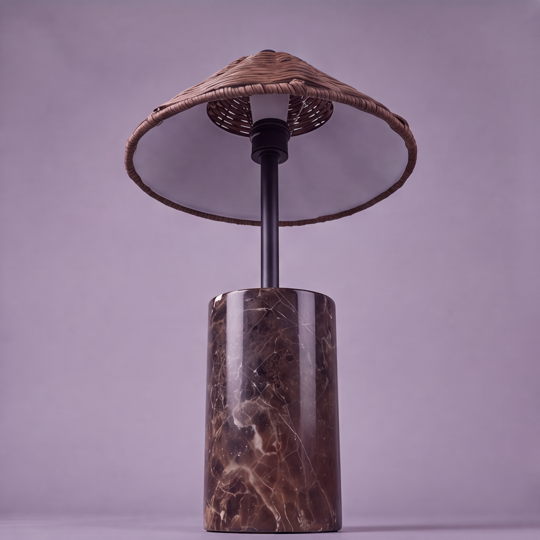 Straw Table Lamp