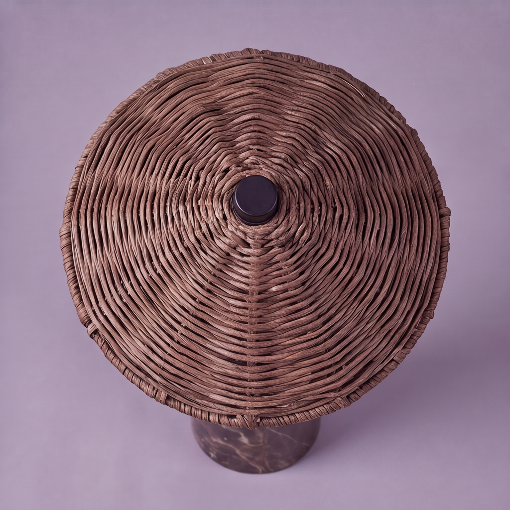 Straw Table Lamp