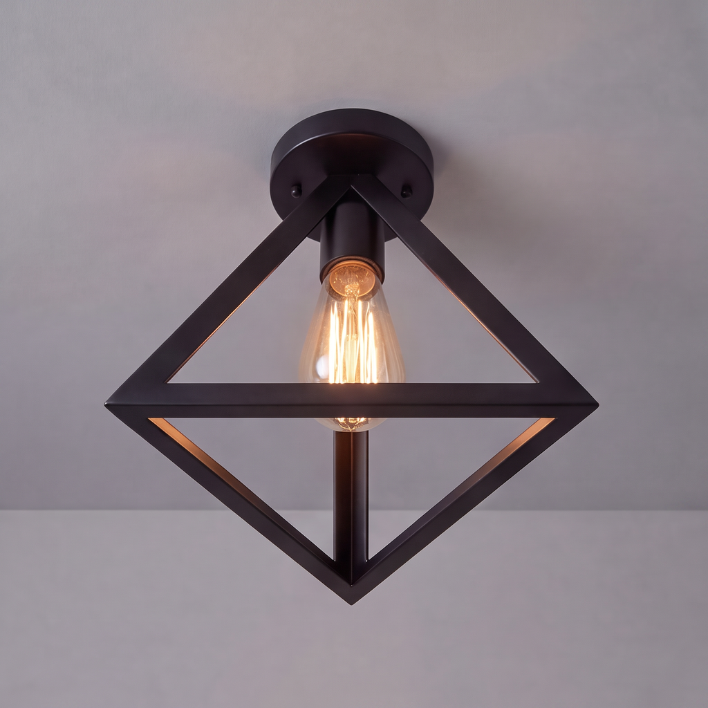 Triangle Ceiling Light