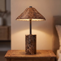 Straw Table Lamp