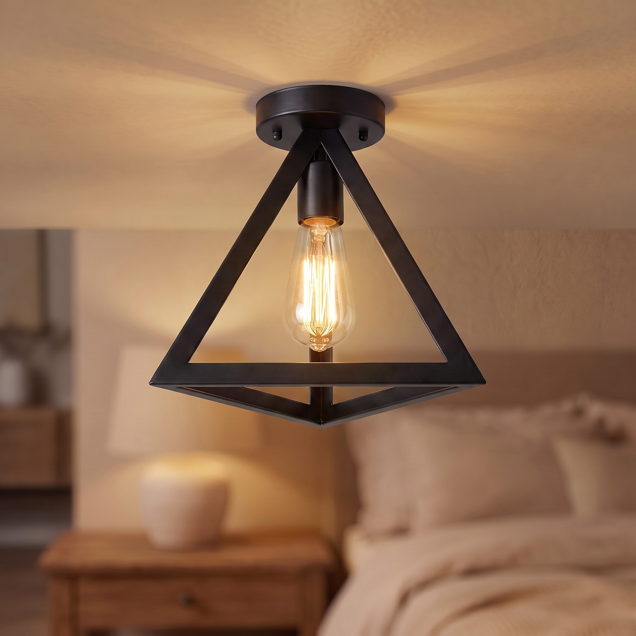 Triangle Ceiling Light