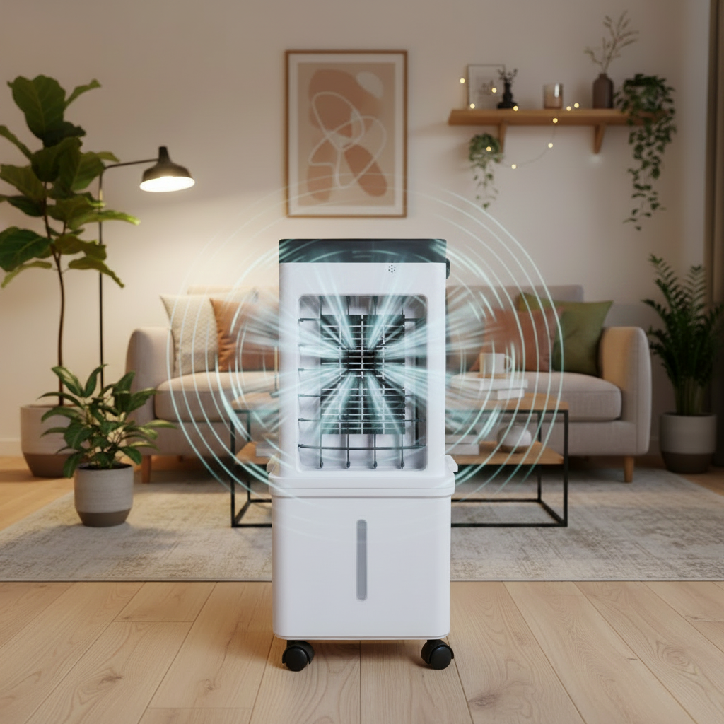Home Dehumidifier Portable 3 in 1 Air Cooler and Fan Under 45 Decibels