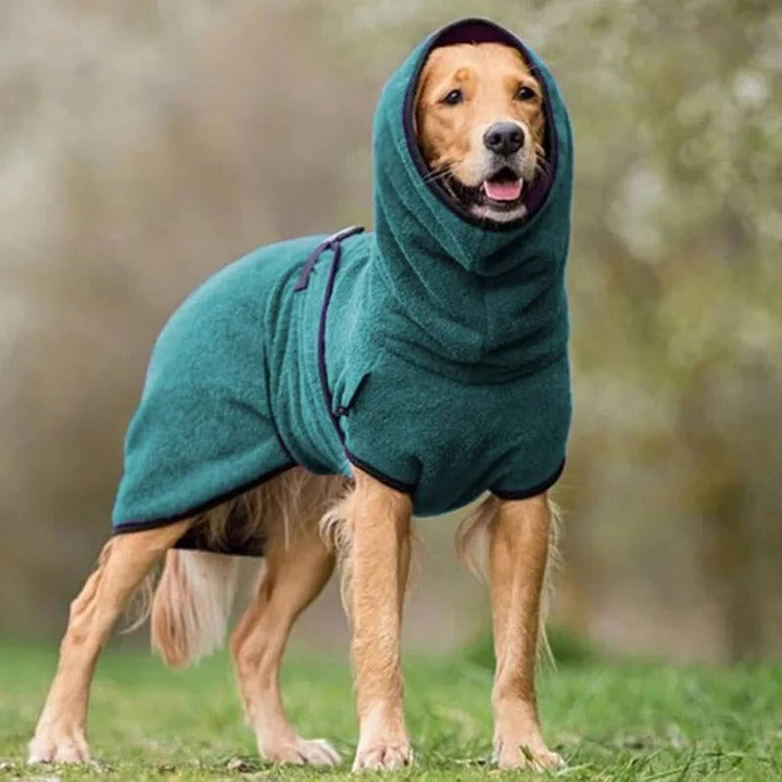 Coat Winter Jacket for Dogs Waterproof with Velcro Fit and Leash Opening