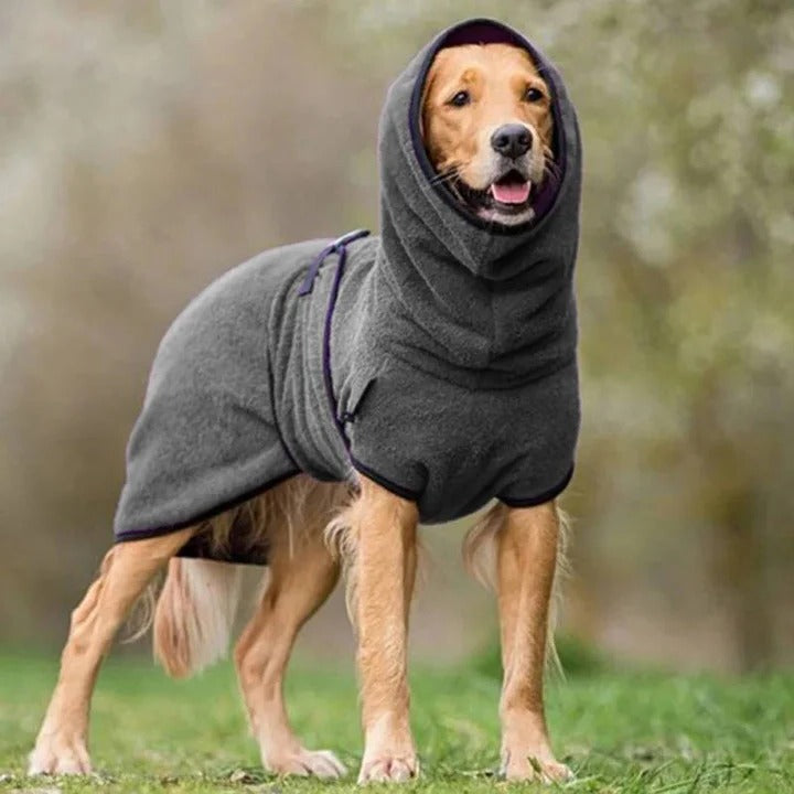 Coat Winter Jacket for Dogs Waterproof with Velcro Fit and Leash Opening