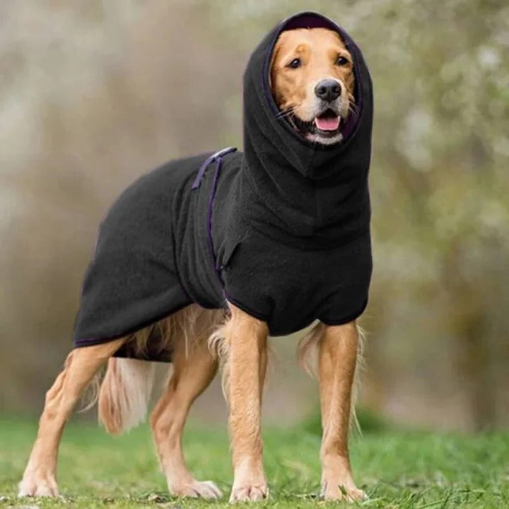 Coat Winter Jacket for Dogs Waterproof with Velcro Fit and Leash Opening