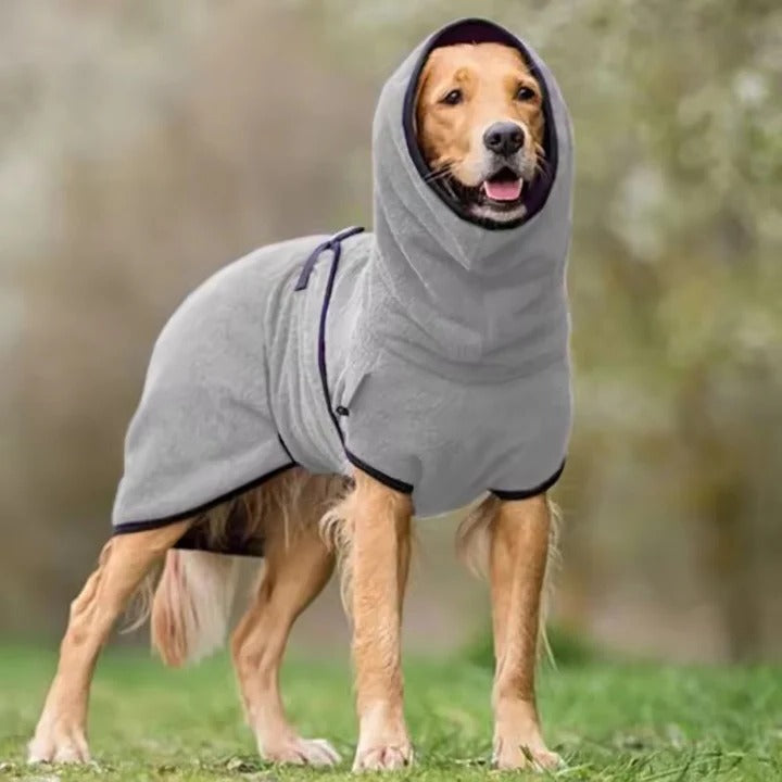 Coat Winter Jacket for Dogs Waterproof with Velcro Fit and Leash Opening