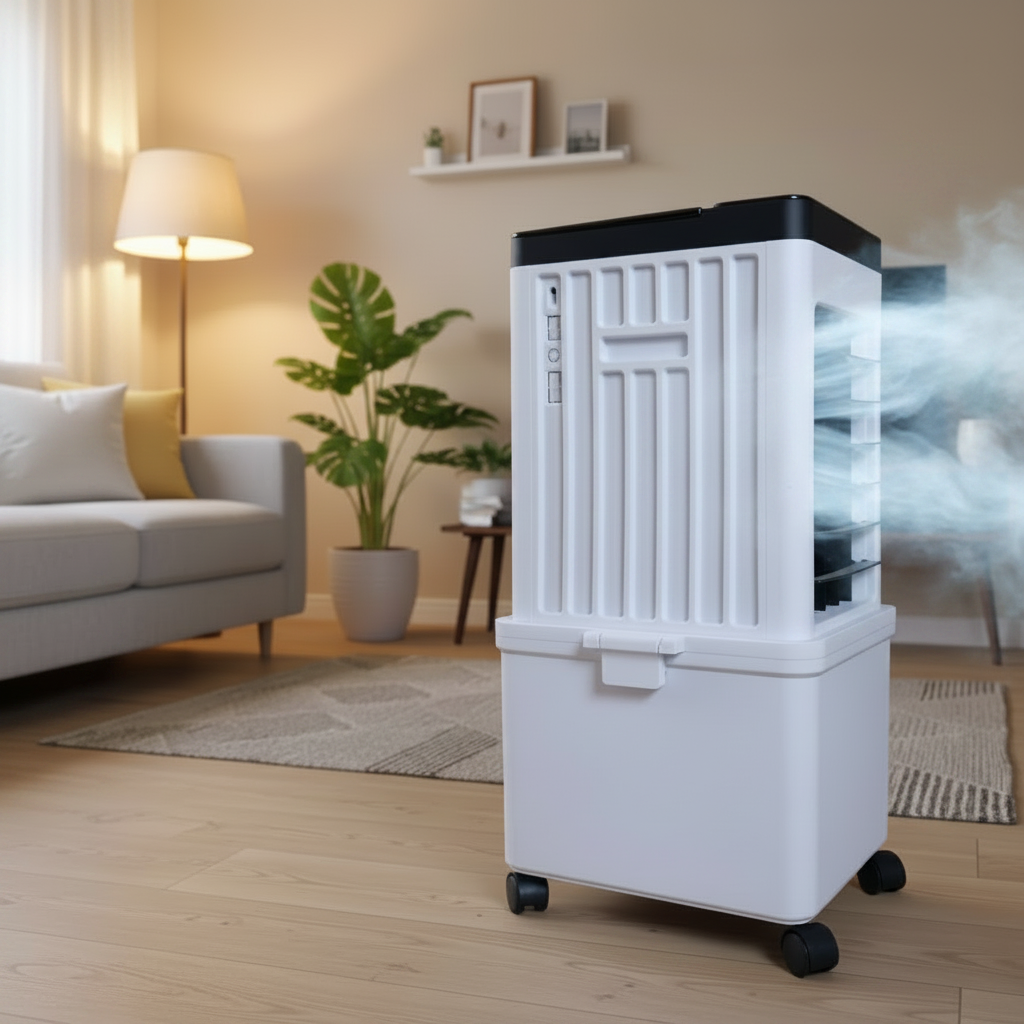 Home Dehumidifier Portable 3 in 1 Air Cooler and Fan Under 45 Decibels