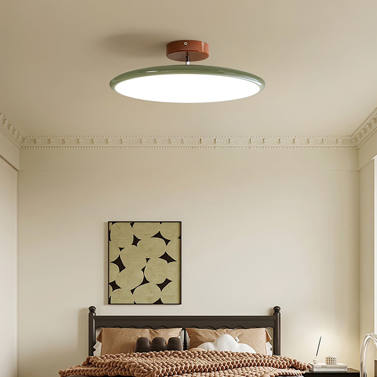 Ceiling Light Fixture Adjustable Head Flush Mount LED Ceiling Lights for Living Room