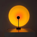 USB Table Lamp Sunset Projector LED Bedside Lamp with 16 Colors and Remote Control