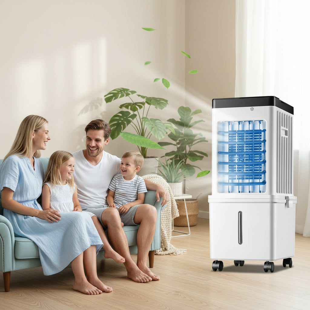 Home Dehumidifier Portable 3 in 1 Air Cooler and Fan Under 45 Decibels
