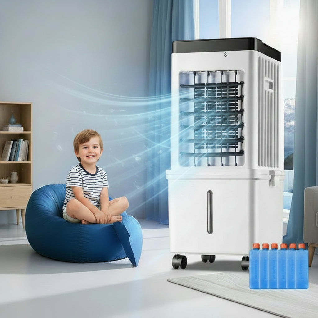 Home Dehumidifier Portable 3 in 1 Air Cooler and Fan Under 45 Decibels
