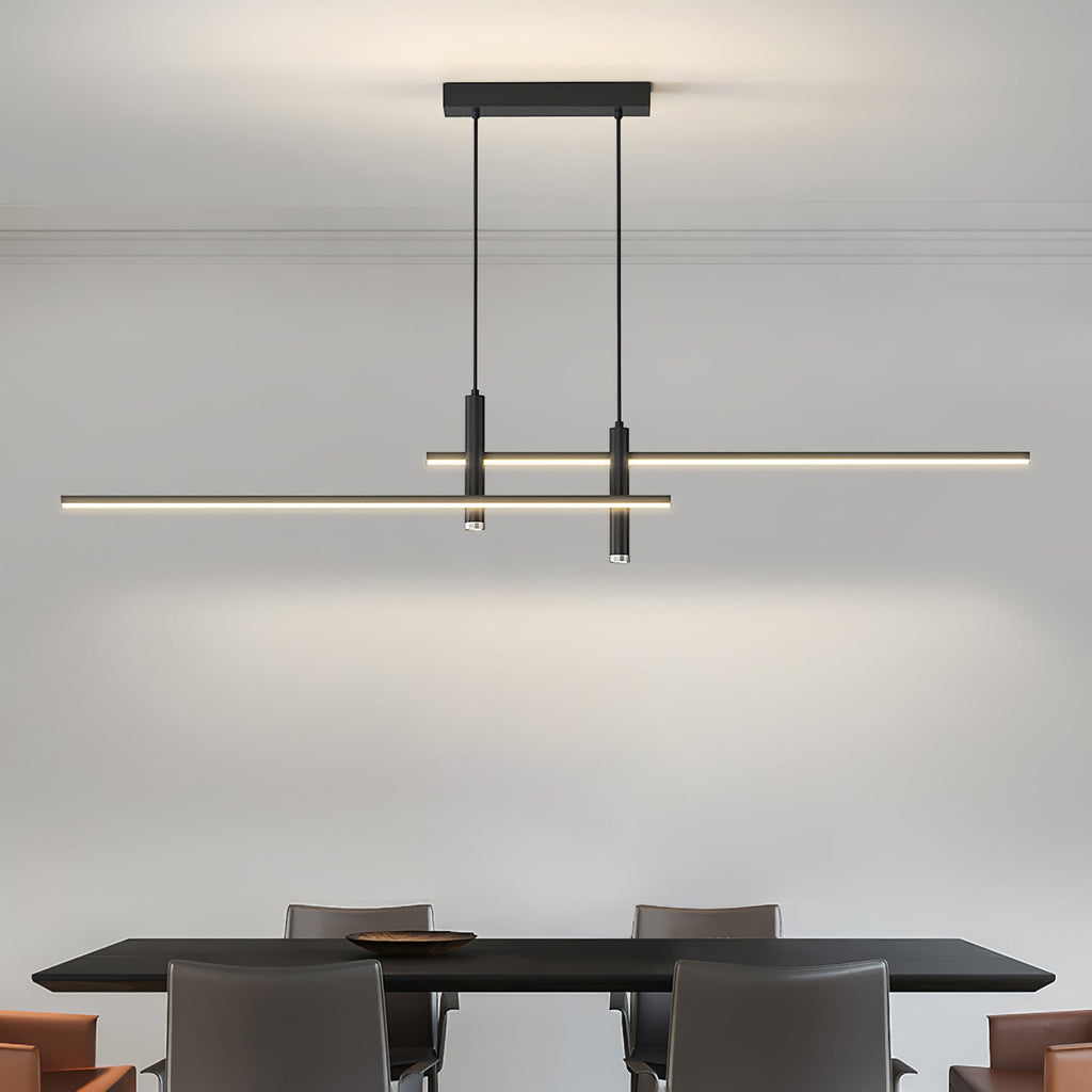 Pendant Light Minimalist Metal LED Ceiling Light Dimmable in Three Lengths to 150 cm
