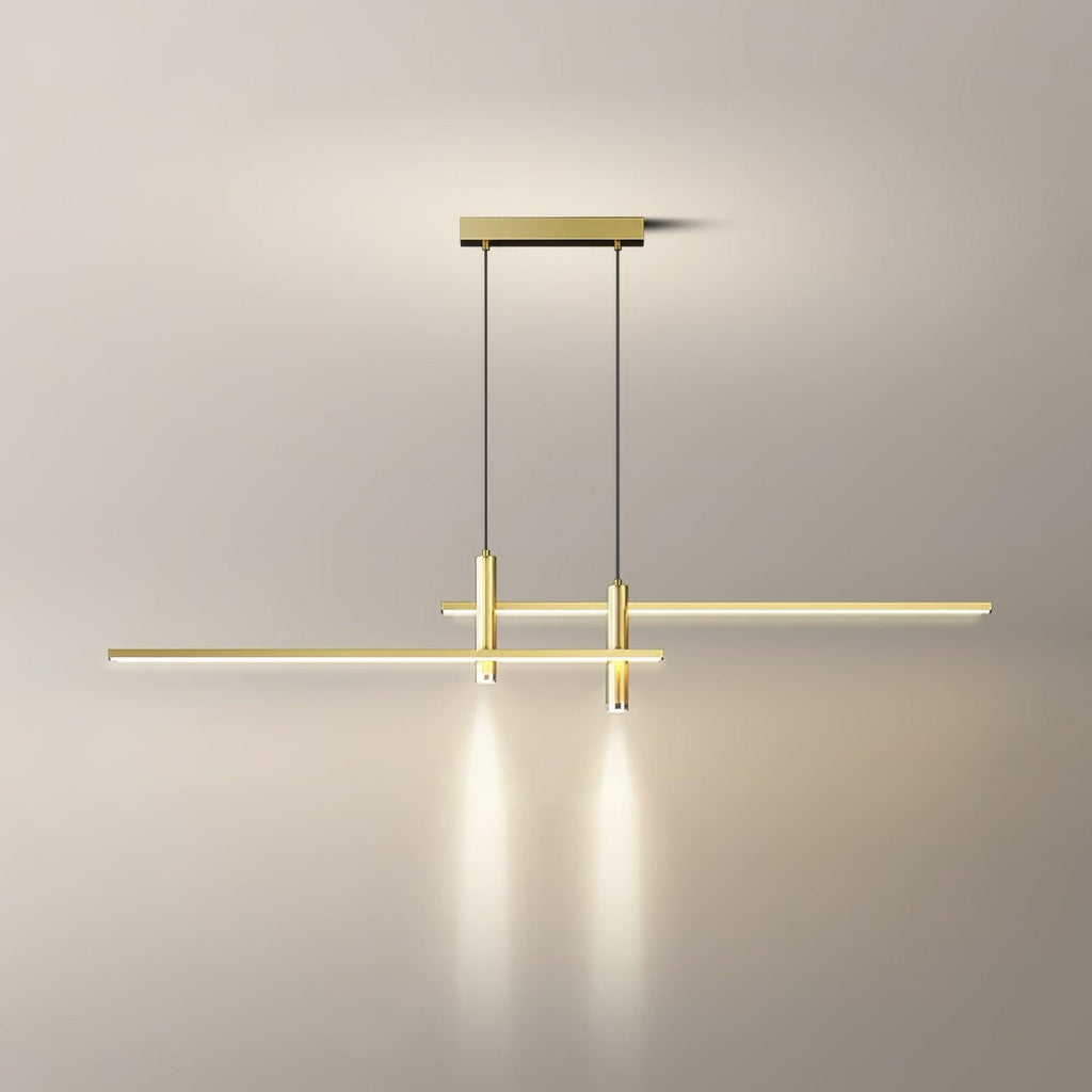 Pendant Light Minimalist Metal LED Ceiling Light Dimmable in Three Lengths to 150 cm