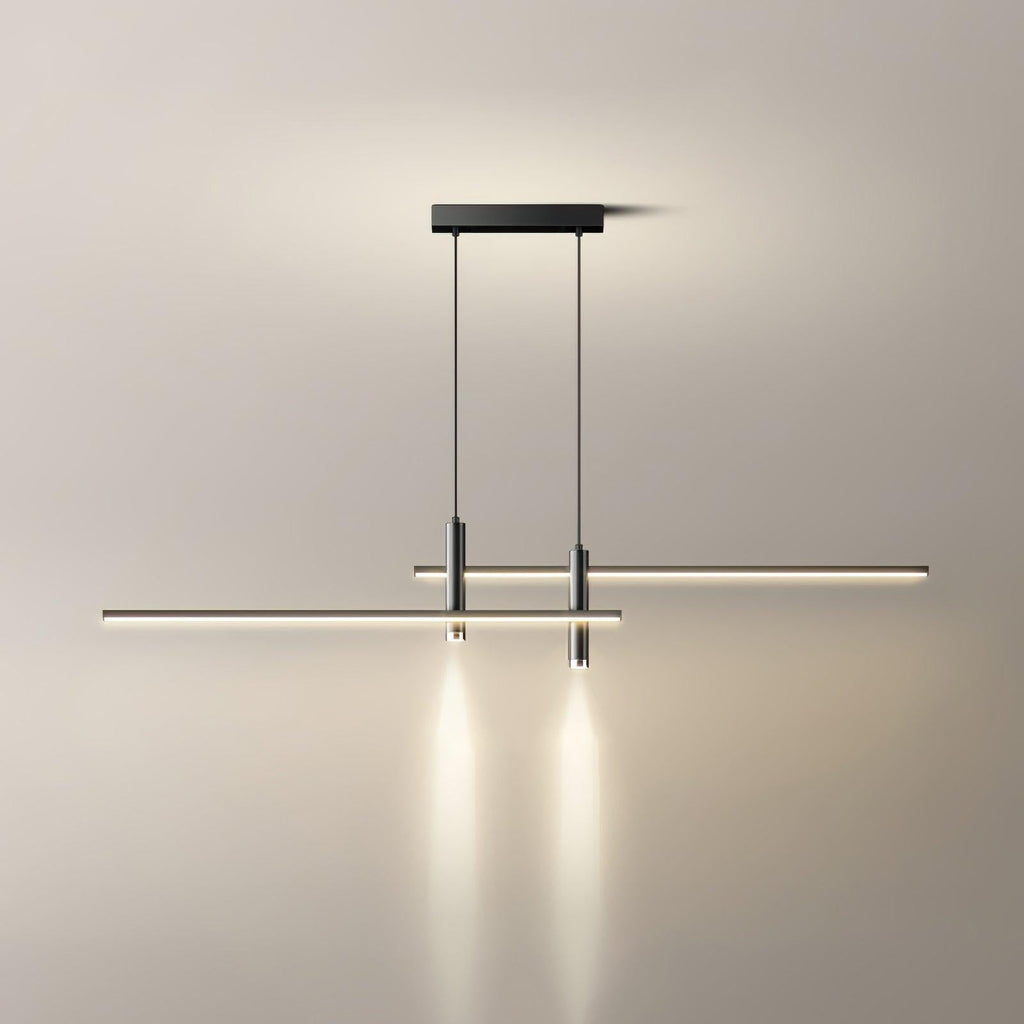 Pendant Light Minimalist Metal LED Ceiling Light Dimmable in Three Lengths to 150 cm
