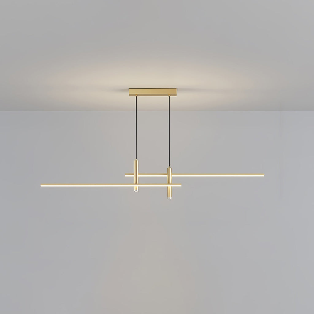 Pendant Light Minimalist Metal LED Ceiling Light Dimmable in Three Lengths to 150 cm