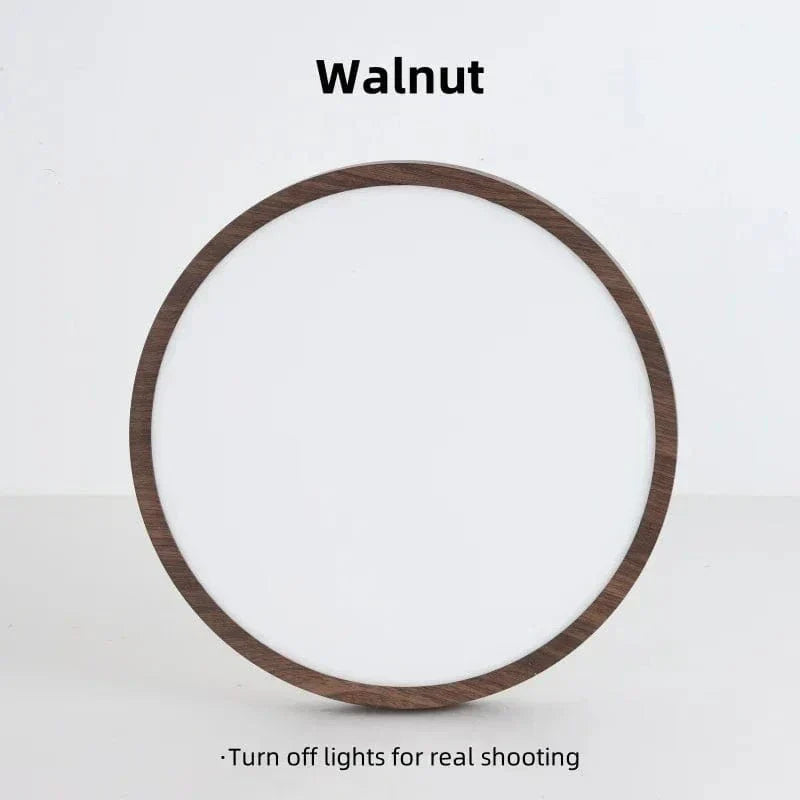 Ceiling Light Fixture Ultrathin Wooden LED Ceiling Light Just 2.5 cm Thick in Two Sizes